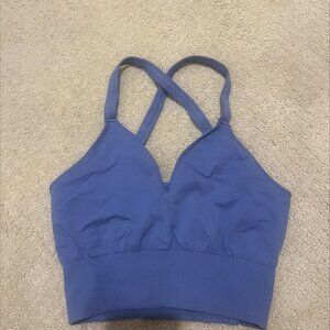 free people blue size small bra